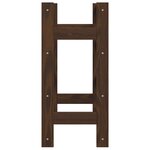 vidaXL Casier à bouteilles pour 16 bouteilles marron bois pin solide