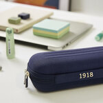 Trousse ovale semi-rigide série 1918 Bleu marine