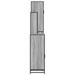 vidaXL Ensemble de meubles de salle de bain 4 Pièces sonoma gris