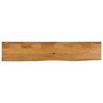 vidaXL Dessus de table à bord vivant 140x40x2 5cm bois massif manguier