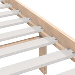 vidaXL Cadre de lit Bois de pin massif 200x200 cm