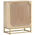 vidaXL Buffet avec 2 portes 55x30x70 cm bois massif de manguier
