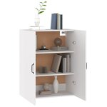 vidaXL Armoire suspendue Blanc 69 5x34x90 cm Bois d'ingénierie