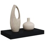 vidaXL Étagère murale flottante noir 40x23x3 8 cm MDF