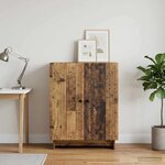 vidaXL Buffet Bois ancien 66 x 34 5 x 90 cm Bois d'ingénierie