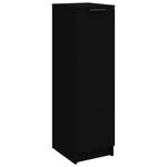vidaXL Armoire à chaussures noir 30x35x100 cm bois d'ingénierie