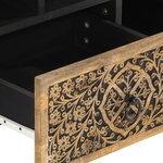 vidaXL Meuble TV 100x33x46 cm bois massif de manguier