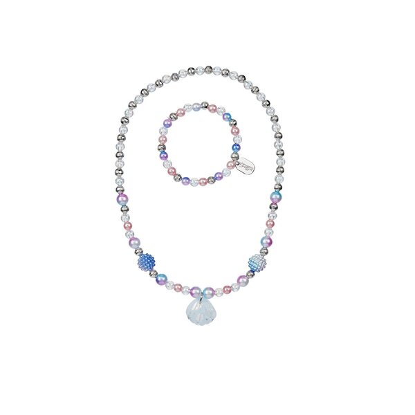 Set collier et bracelet Cleo coquillage