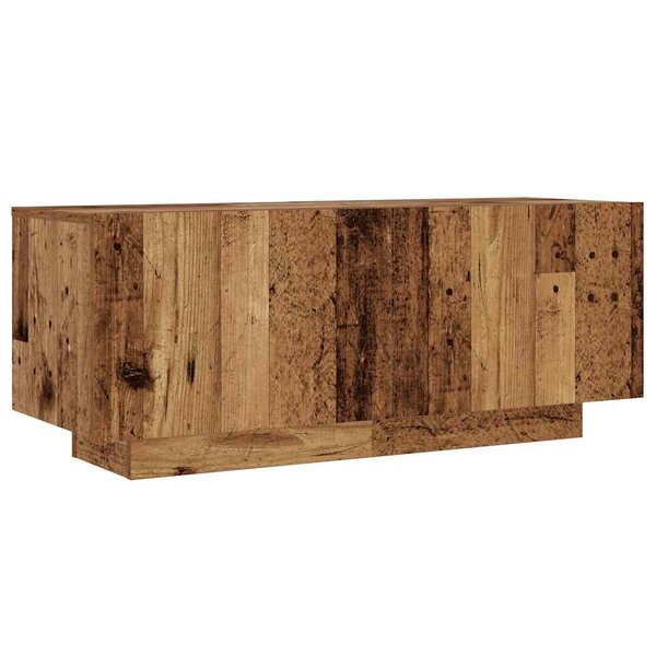 vidaXL Meuble TV vieux bois 100x35x40 cm bois d'ingénierie