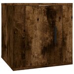 vidaXL Ensemble de meubles TV 3 Pièces Chêne fumé Bois d'ingénierie
