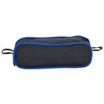 vidaXL Chaise de camping pliable PVC et aluminium Noir