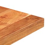 vidaXL Table de bistro Carrée 80x80x75 cm Bois d'acacia massif