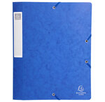 Boite de classement Cartobox Dos 25mm Carte lustrée Nature Future® Bleu EXACOMPTA