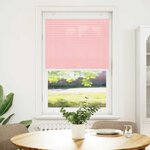 vidaXL Store plissé rose 80x100 cm largeur du tissu 79 4 cm polyester