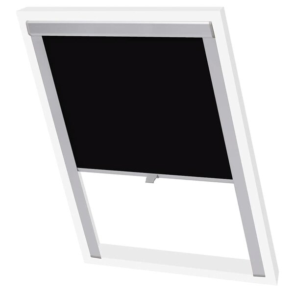 vidaXL Store occultant roulant Noir CK02