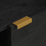 vidaXL Table basse noir 100x54x40 cm bois d'ingénierie