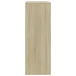 vidaXL Buffet avec 6 tiroirs Chêne sonoma 50x34x96cm Bois d'ingénierie
