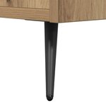 vidaXL Meuble TV chêne artisanal 150 x 30 x 50 cm Bois d'ingénierie