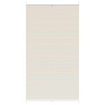 Store plissé en crème 110 x 200cm
