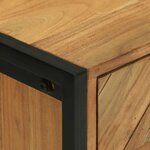 vidaXL Buffet Marron 50 x 35 x 75 cm Bois d'acacia massif