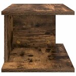 vidaXL Table de chevet Chêne fumé 40 x 30 x 25 cm Bois d'ingénierie