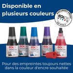 Encre tampon 801 pour Tampon Encreur 25 ml Violet COLOP