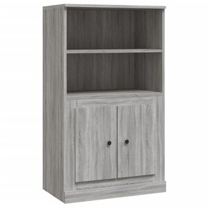 vidaXL Buffet haut sonoma gris 60x35 5x103 5 cm bois d'ingénierie