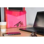 Sachet De 5 Pochettes-enveloppes Polypropylène - A4 - Couleurs Assorties - X 10 - Exacompta
