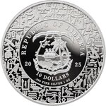 Pièce de monnaie en Argent 10 Dollars g 31.1 (1 oz) Millésime 2025 Egyptian Heritage ISIS