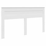 vidaXL Tête de lit Blanc 200 cm Bois d'ingénierie
