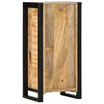 vidaXL Commode de nuit 40x30x80 cm Bois massif de manguier brut