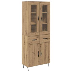 vidaXL Haut Armoire avec tiroir Chêne artisanal 69 5 x 34 x 90 cm