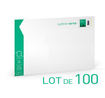 Prêt-à-Poster - Lettre Verte - 50g - Format C5 - Enveloppes en lot de 100