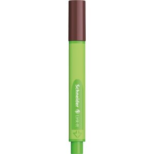 Feutre fineliner link-it 04 topaz marron x 10 schneider
