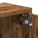 vidaXL Bibliothèque vieux bois 40x24x77 cm bois d'ingénierie