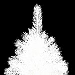 vidaXL Arbre de Noël artificiel pré-éclairé et boules blanc 180 cm