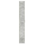 vidaXL Armoire Gris Béton 55x25x189 cm en Bois Ingénierie