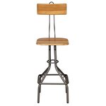 vidaXL Ensemble de bar 3 Pièces Teck recyclé massif