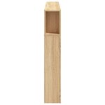 vidaXL Tête de lit à LED chêne sonoma 160x18 5x103 5cm bois ingénierie
