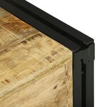 vidaXL Supports à vin 46x35x27.5 cm Bois massif Rugueux Mangue
