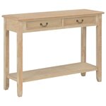 vidaXL Table console 110x35x80 cm Bois
