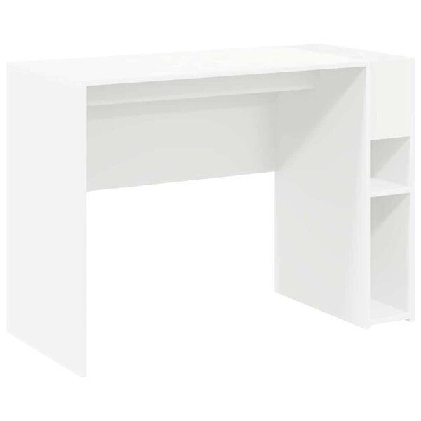 vidaXL Bureau Blanc 109 x 50 x 78 cm Bois d'ingénierie
