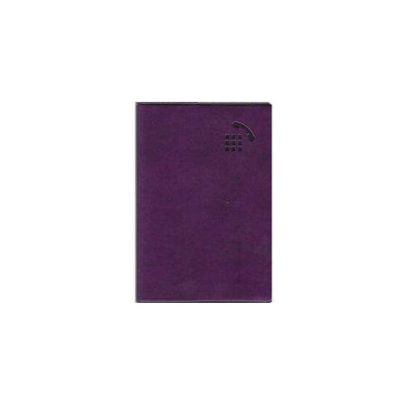 Exacompta - répertoire / carnet d'adresses 7.5 x 11 cm - violet