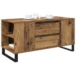 vidaXL Table basse Bois Ancien 102 x 44 5 x 50 cm Bois d'ingénierie
