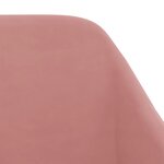 vidaXL Chaises à manger lot de 2 Rose Velours