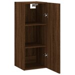 vidaXL Armoire murale chêne marron 34 5x34x90 cm
