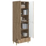 vidaXL Ensemble de Meubles 2 Pièces Chêne artisanal Bois d'ingénierie