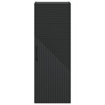 vidaXL Armoire Murale Noir 33 x 34 5 x 90 cm Bois d'ingénierie