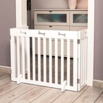 Barrière de sécurité ajustable - 3 pièces - 60/160 x 61 cm - Blanc