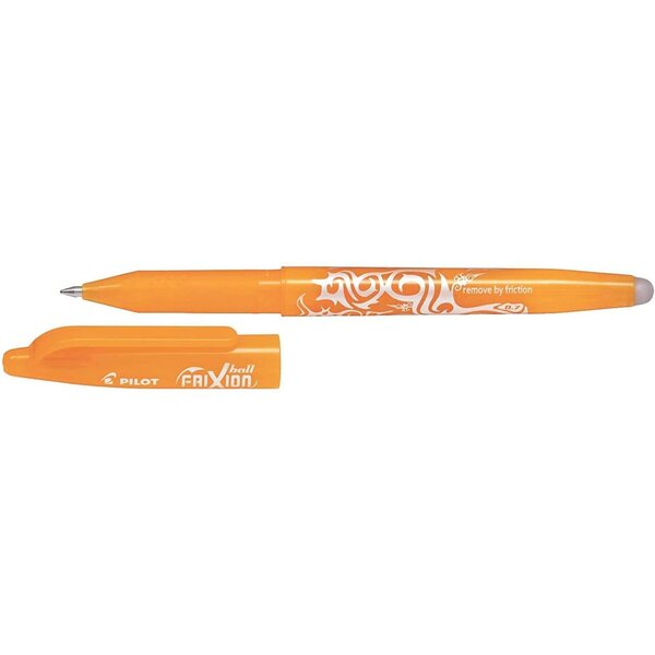 Stylo roller FRIXION BALL 07 Pointe Moyenne Orange Abricot PILOT